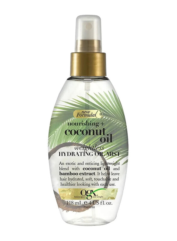 

Ogx Hydrating Oil Mist Coconut Hair Oil, 118ml