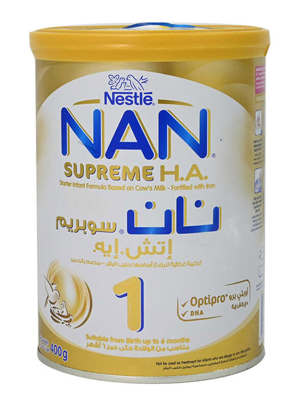 

Nestle NAN Supreme HA 1 Formula Milk, 400gm