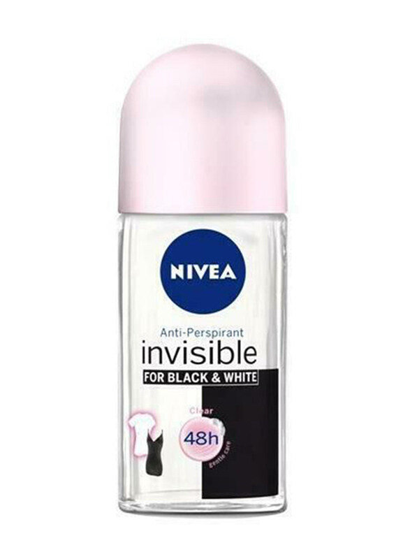 

Nivea Invisible for Black & White Roll On Deodorant for Women, 50ml