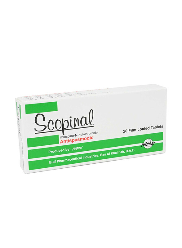 

Scopinal Hyoscine-N-Butylbromide Antispasmodic, 20 Tablets