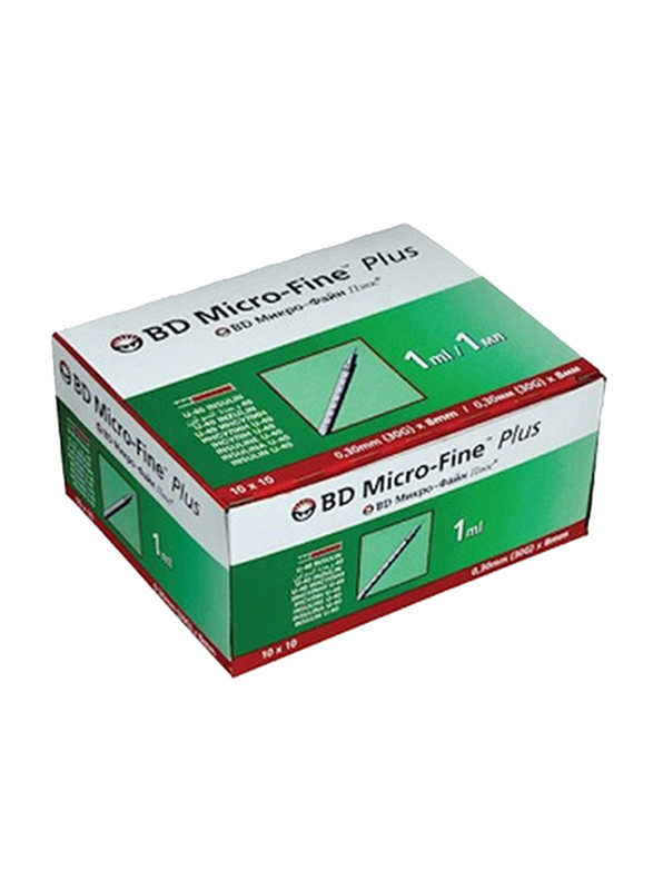 BD Micro Fine Insulin Syringes, 30gm, 1ml x 10 Packs