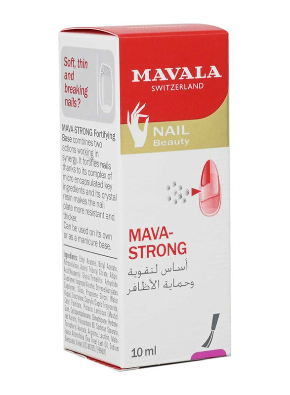 

Mavala Mavastrong Fortifying & Protective Base Coat Nail Polish, 10ml, Clear