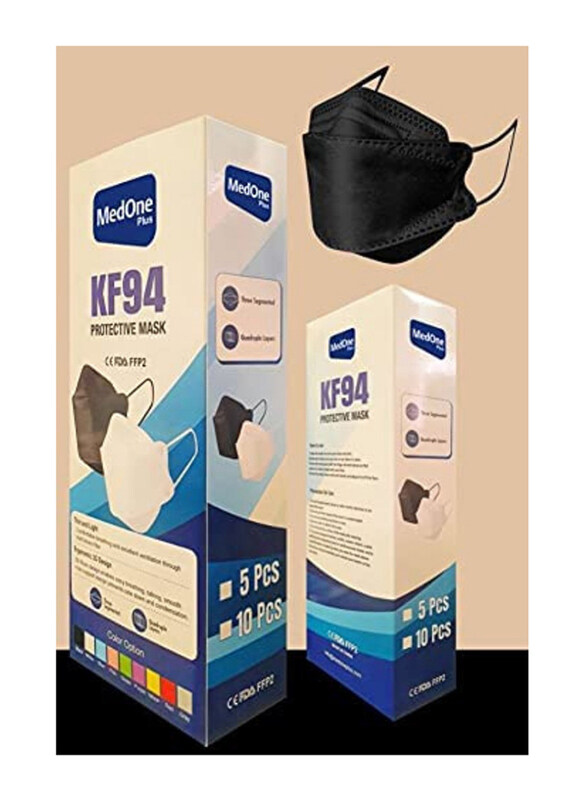 

Medone KF94 Nano Technology 95% Filtration Disposable Mask, 10-Pieces