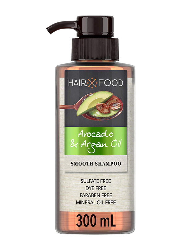 

Hair Food Avocado & Argan Oil Hair Shampoo for All Hair Types, 300ml