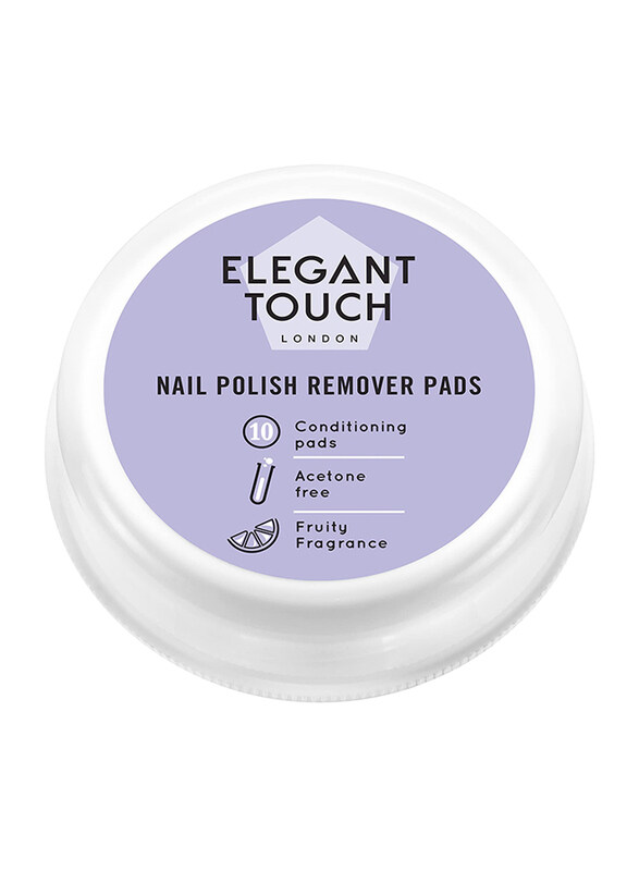 

Elegant Touch Nail Polish Remover Pads, 10 Conditioning Pads