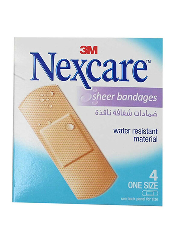 

Nexcare Sheer Bandage, 4 Pieces