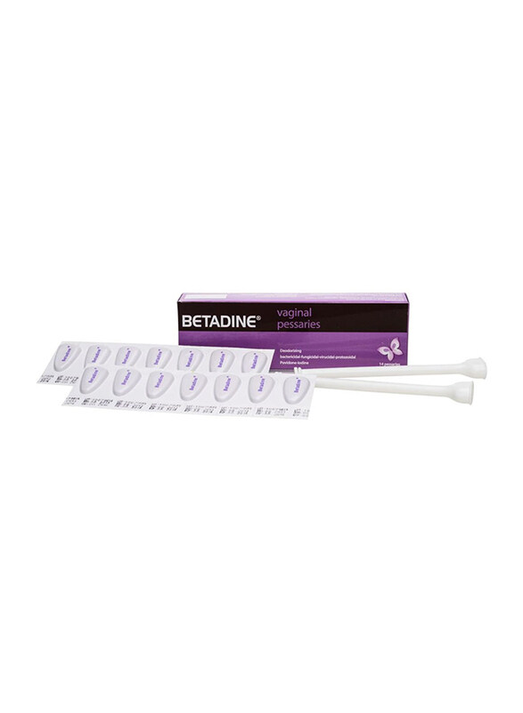 

Betadine Vaginal Pessaries, White, 14 Pieces