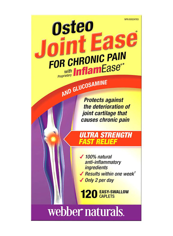 Webber Naturals Osteo Joint Ease, 120 Caplets