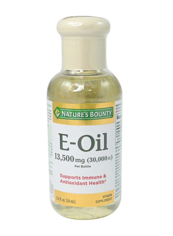 

Natures Bounty E-Oil 13500mg (30000 IU) Vitamin Supplement, 74ml