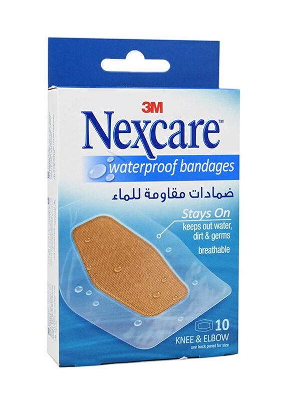 

Nexcare 582-10 Waterproof Bandages, Brown, 10 Pieces