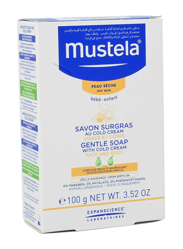 Mustela 100gm Baby Gentle Soap With Cold Cream