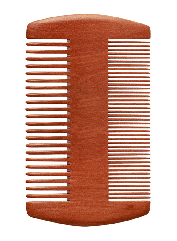 

Docare Wooden Beard & Mustache Comb, Brown