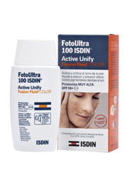 Isdin Foto Ultra 100 Sunscreen Unify Fusion Fluid No Color, 50ml