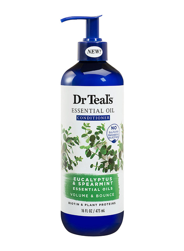 

Dr. Teal's Eucalyptus & Spearmint Essential Oil Conditioner for All Hair Types, 473ml