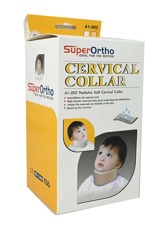 

Super Ortho Pediatric Soft Cervical Collar, Medium, A1 002, Beige