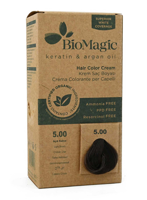 Biomagic Intense Hair Color Cream, 3 Pieces, Brown, Light Brown, Dark Blonde, Intense Chocolate Brown