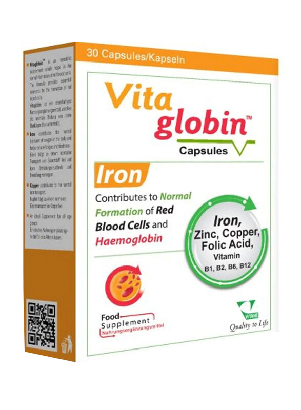 

Vitane Vitaglobin Food Supplement, 30 Capsules