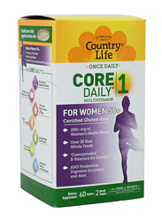 Country Life Core Daily 1 Women 50+ Dietary Supplement, 60 Tablets