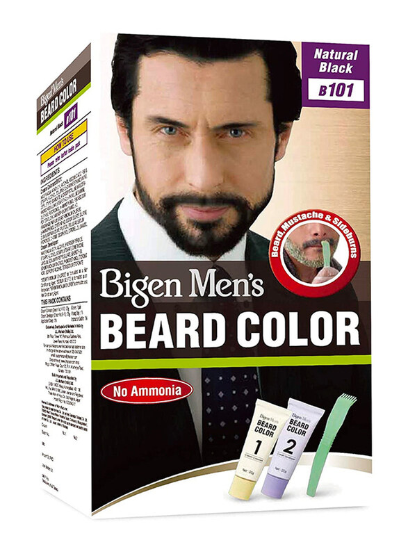 

Bigen Men's Beard Color Cream, Natural Black B-101, 40gm