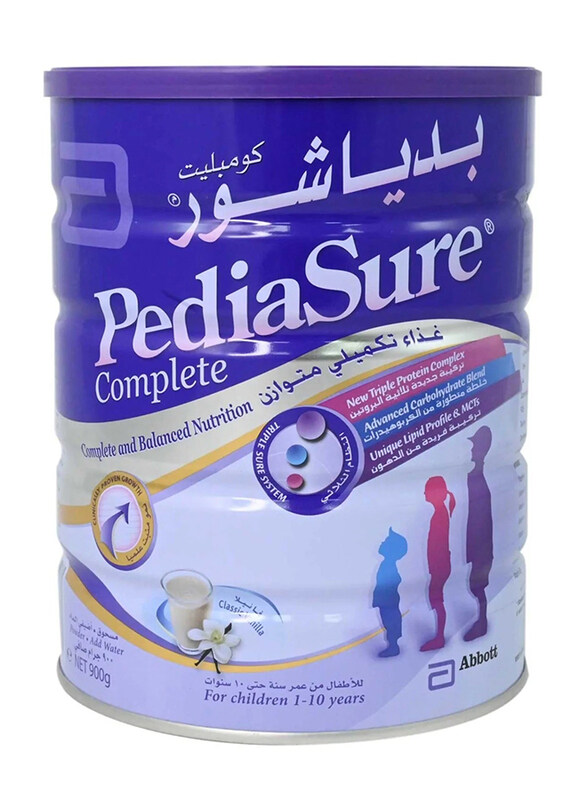 

Abbott Pediasure Classic Vanilla Milk Formula, 900g