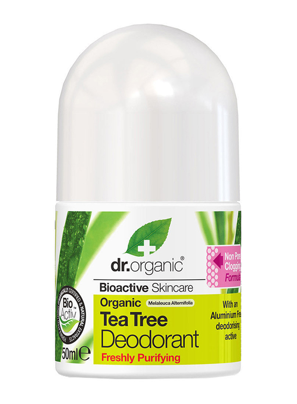 Dr. Organic Tea Tree Deodorant, 50ml