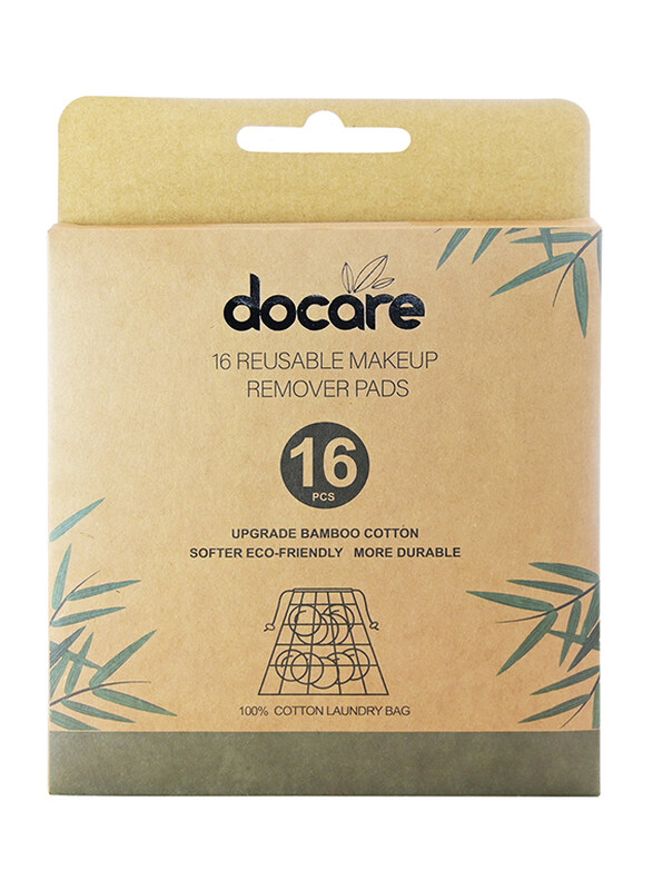 

Docare Reusable Makeup Remover Pads, 16 Pieces