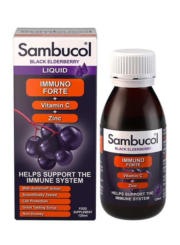Sambucol Vitamin C Immuno Forte Liquid, 120ml