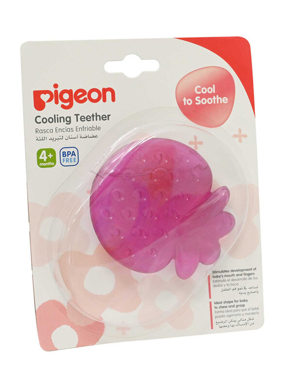 

Pigeon Cooling Teether Strawberry, Pink