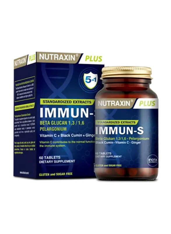 

Nutraxin Plus Std Immun-S Dietary Supplement, 60 Tablets