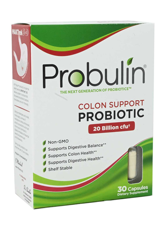 Probulin Colon Support Probiotic, 30 Capsules