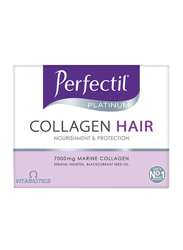 

Vitabiotics Perfectil Platinum Collagen Hair, 10 Pieces, 50ml