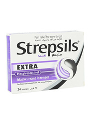 Strepsils Orange with Vitamin C 100mg Sore Throat, 24 Lozenges