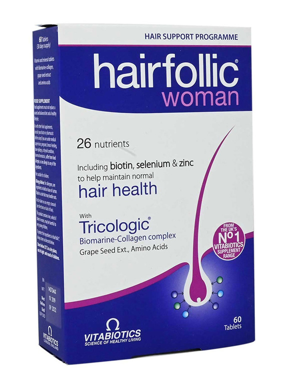 Vitabiotics Wellwoman Hair Follic, 60 Tablets