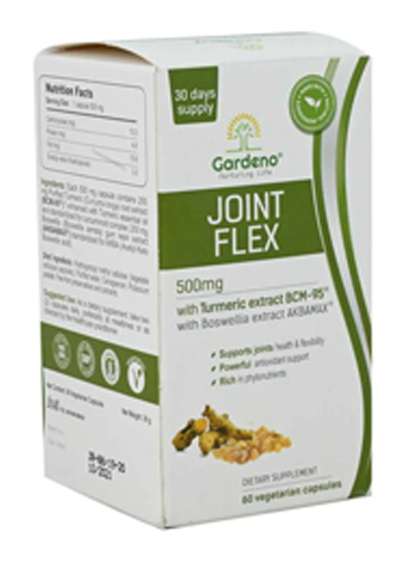 Gardeno Joint Flex Dietary Supplement, 60 Veg Capsules