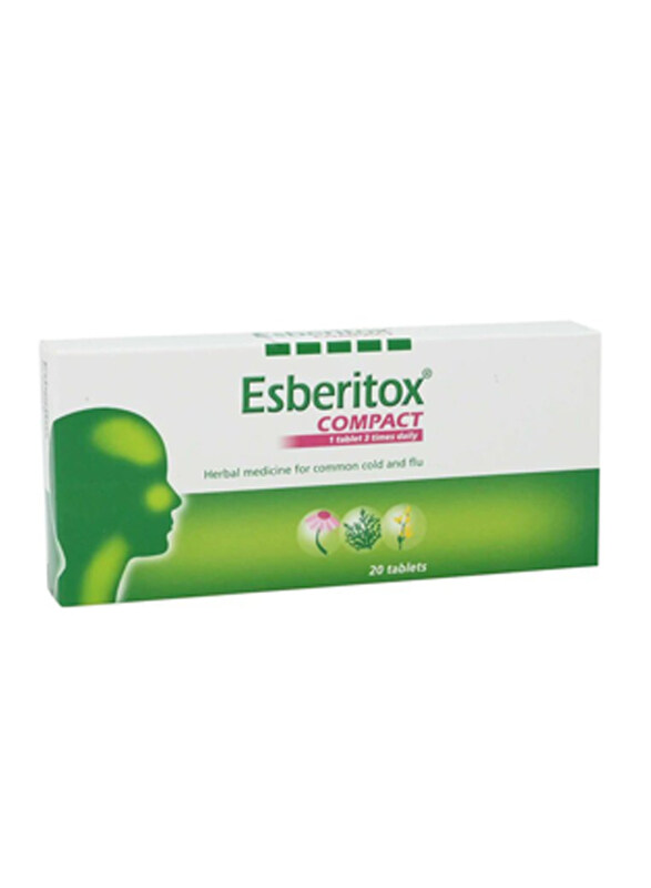 

Esberitox Compact Cold and Flu Herbal Medicine, 20 Tablets