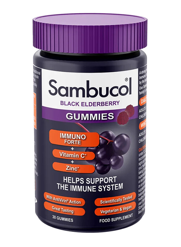 

Sambucol Immuno Forte Vitamin C Gummies, 30 Gummies