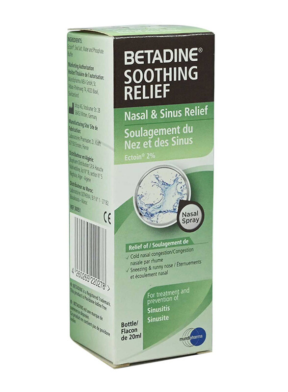 

Betadine Sooth Relief Nasal & Sinus Spray, 20ml
