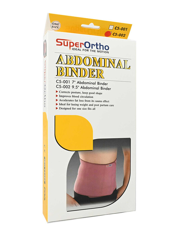 

Super Ortho 9.5 Abdominal Binder, C5-002, Maroon