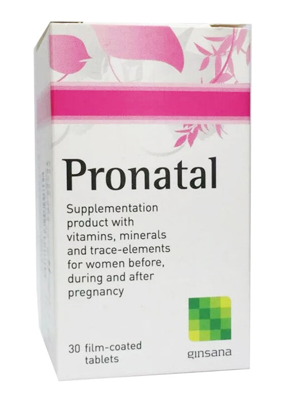 

Pronatal Vitamin Minerals Trace Elements Supplements, 30 Tablets