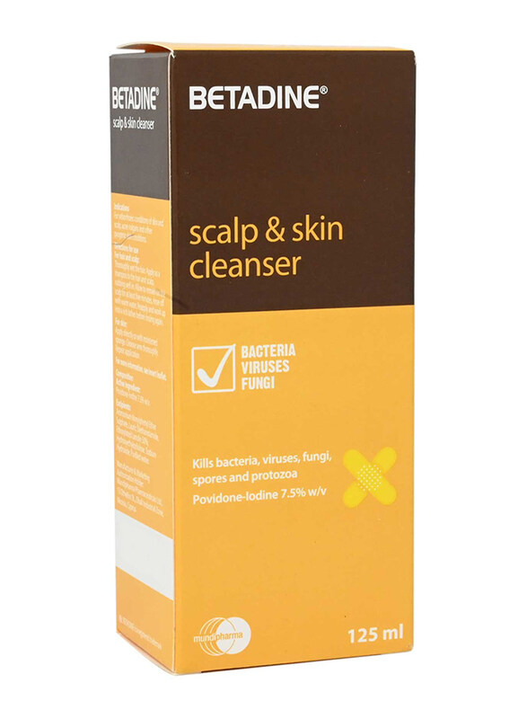 

Betadine Scalp & Skin Cleanser, 125ml