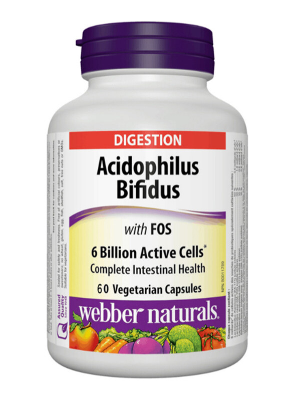 

Webber Naturals Acidophilus Bifidus, 60 Capsules