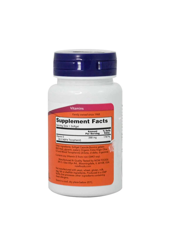 Now E-400 Dietary Supplements, 50 Softgels