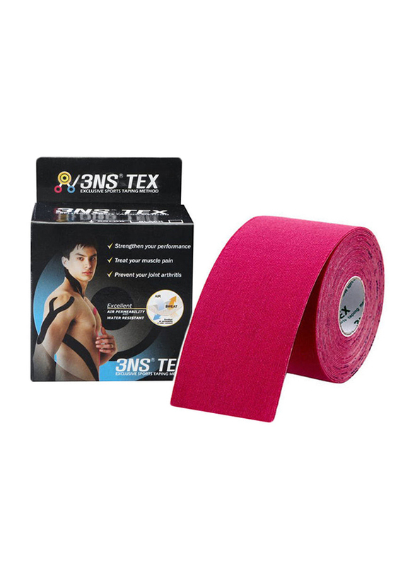 3NS Tex Exclusive Sports Taping Method, Red, One Size