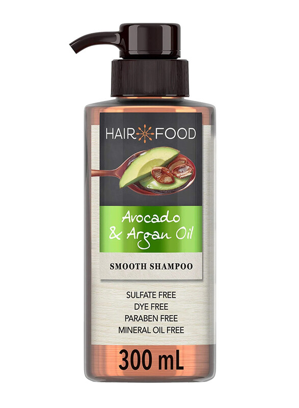 

Hair Food Avocado & Argan Oil Smooth Shampoo, 300ml