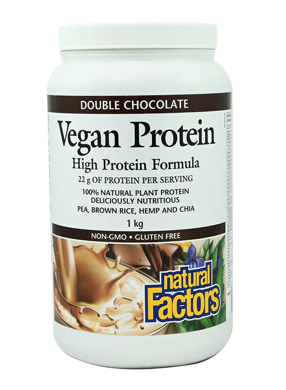 

Natural Fervor Vegan Protein Double Chocolate, 1 Kg