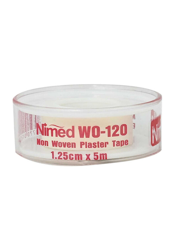 

Nimed Paper Non Woven Plaster Tape, 1.25cm x 5m, Beige