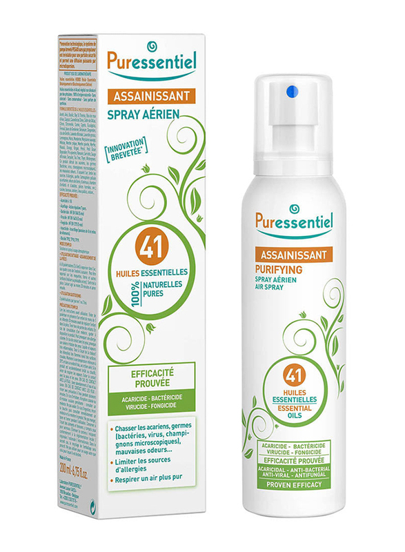 Puressentiel Purify Air Spray with 41 Essential Oils, 200ml, White