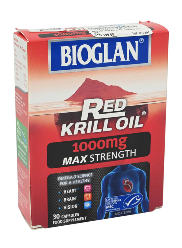 

Bioglan Red Krill Oil Food Supplement, 1000mg, 30 Capsules