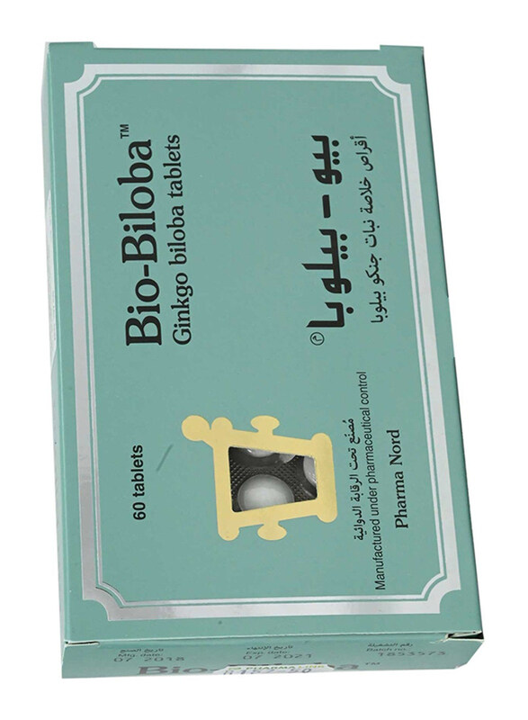 

Nord Pharma Bio-Biloba Supplement, 100mg, 60 Tablets