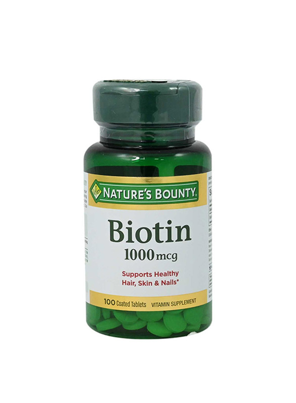 Nature's Bounty Biotin, 1000mcg, 100 Tablets